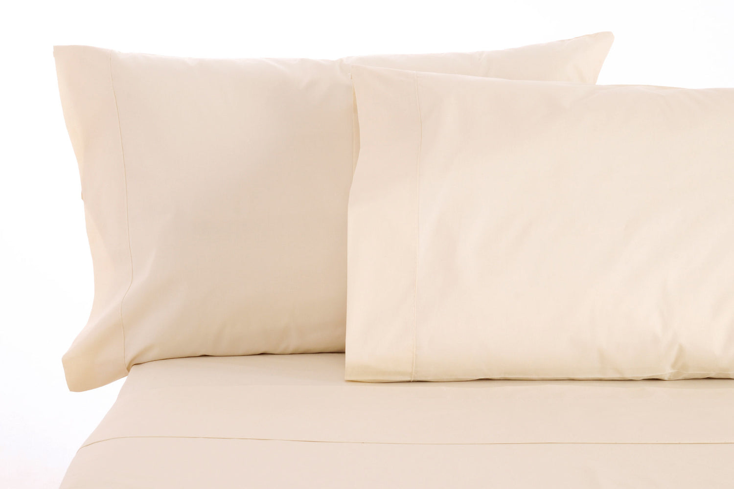 Organic Sateen Sheet Set - 100% Organic Cotton 300TC, up to 18"