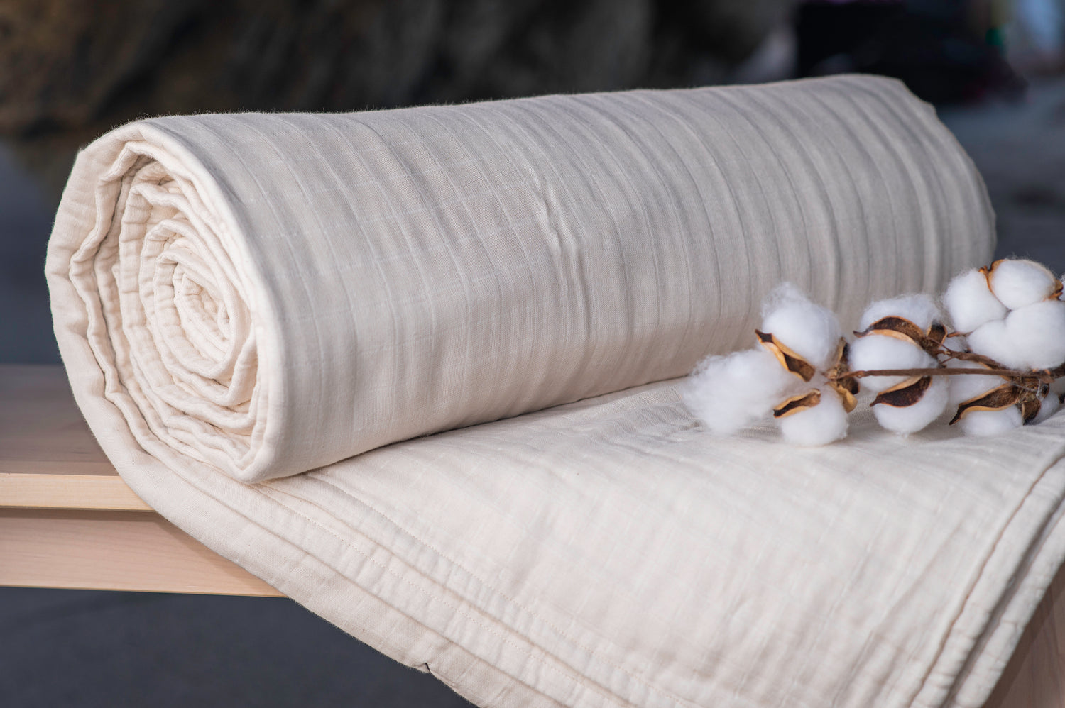 100% Organic Cotton Muslin Blanket