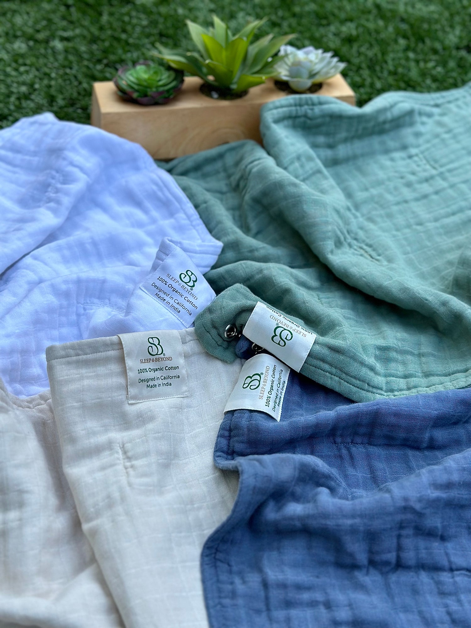 100% Organic Cotton Muslin Blanket