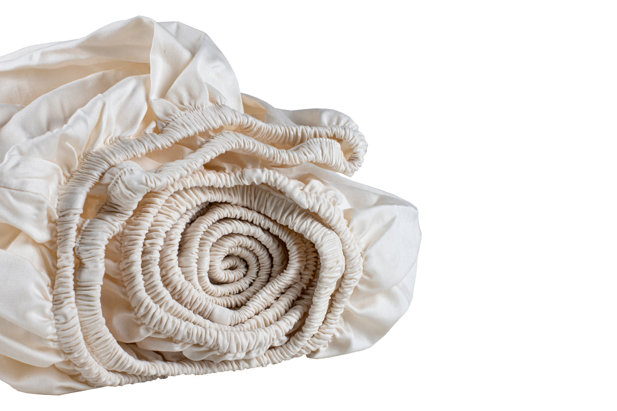 100% Organic Cotton (Single) Sateen Fitted Sheet-How to Be Green