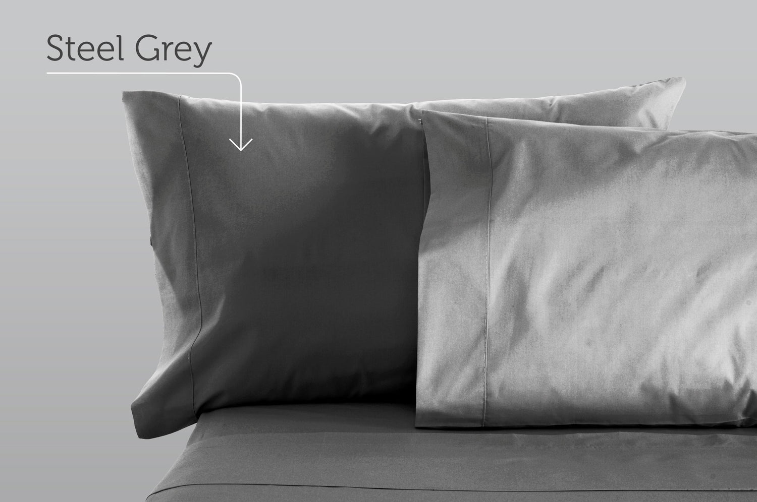 Organic Sateen Sheet Set - 100% Organic Cotton 300TC, up to 18"