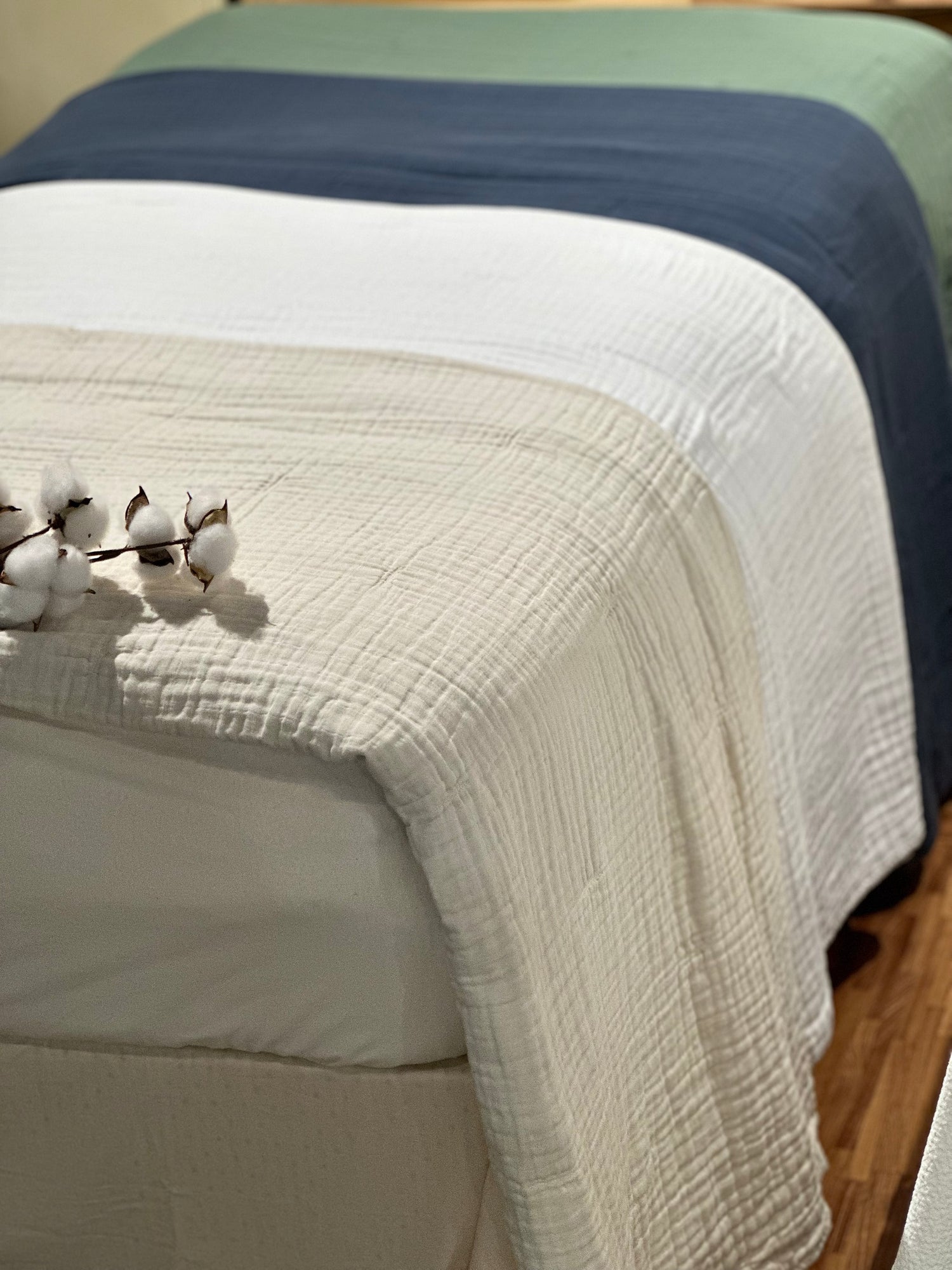100% Organic Cotton Muslin Blanket