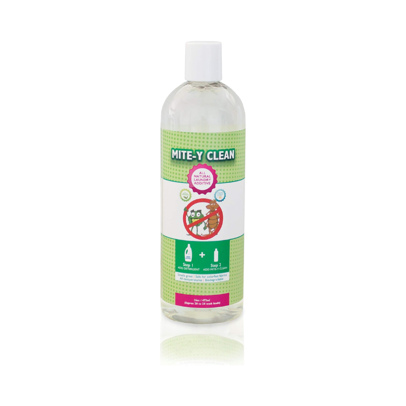 Our Mite-y Clean All-Natural Laundry Additive is simply one of the best, more natural ways of eliminating allergens from your laundered items. Mite-y Clean easily rids allergens from your sheets, pillowcases, dust mite covers, clothing, and your children&