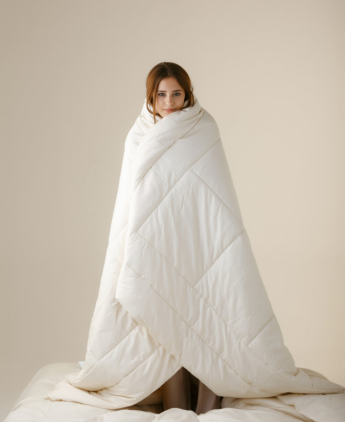 myMerino Comforter Light- 100% Organic Merino Wool and Organic Cotton
