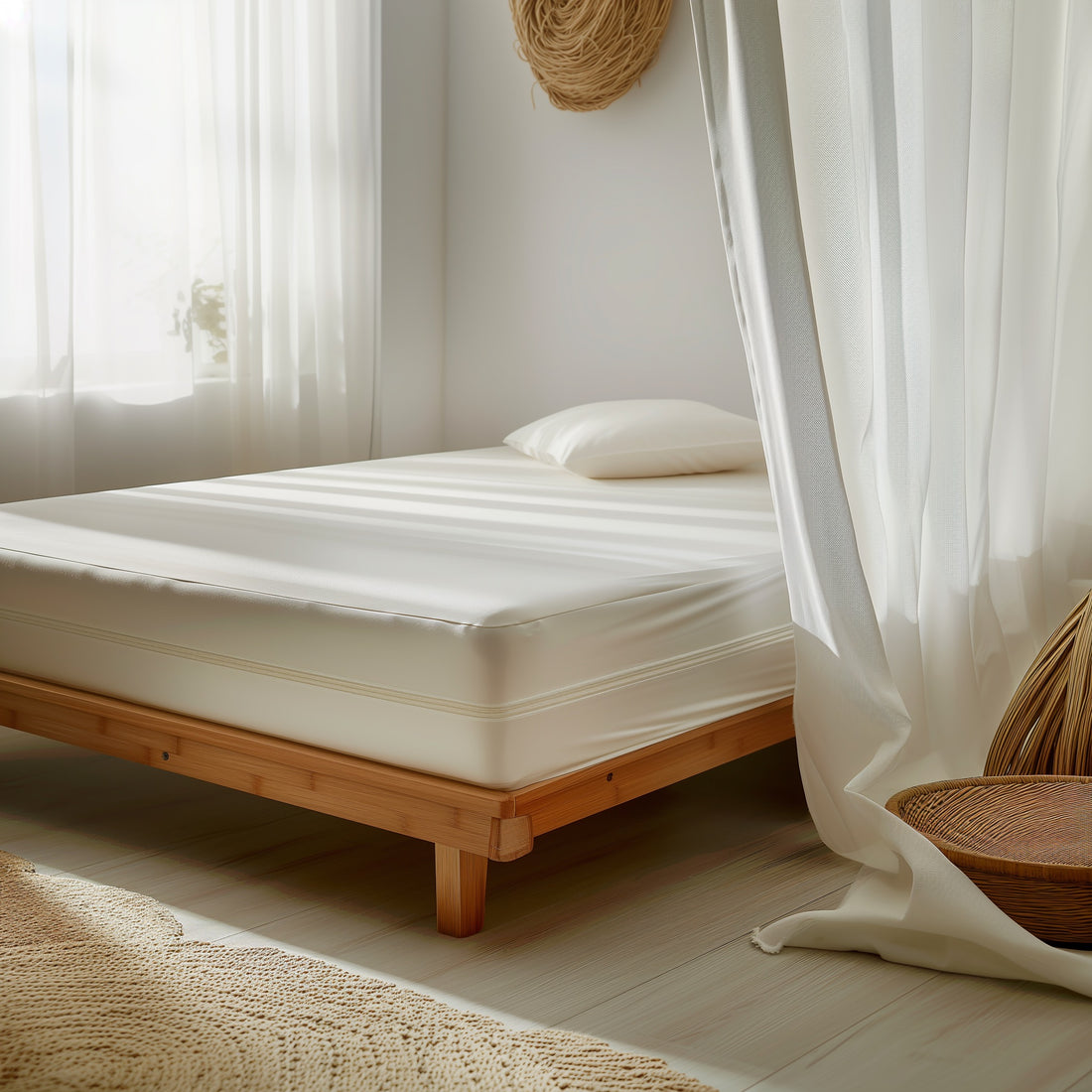 100% Organic Cotton Water Proof Mattress Encasement