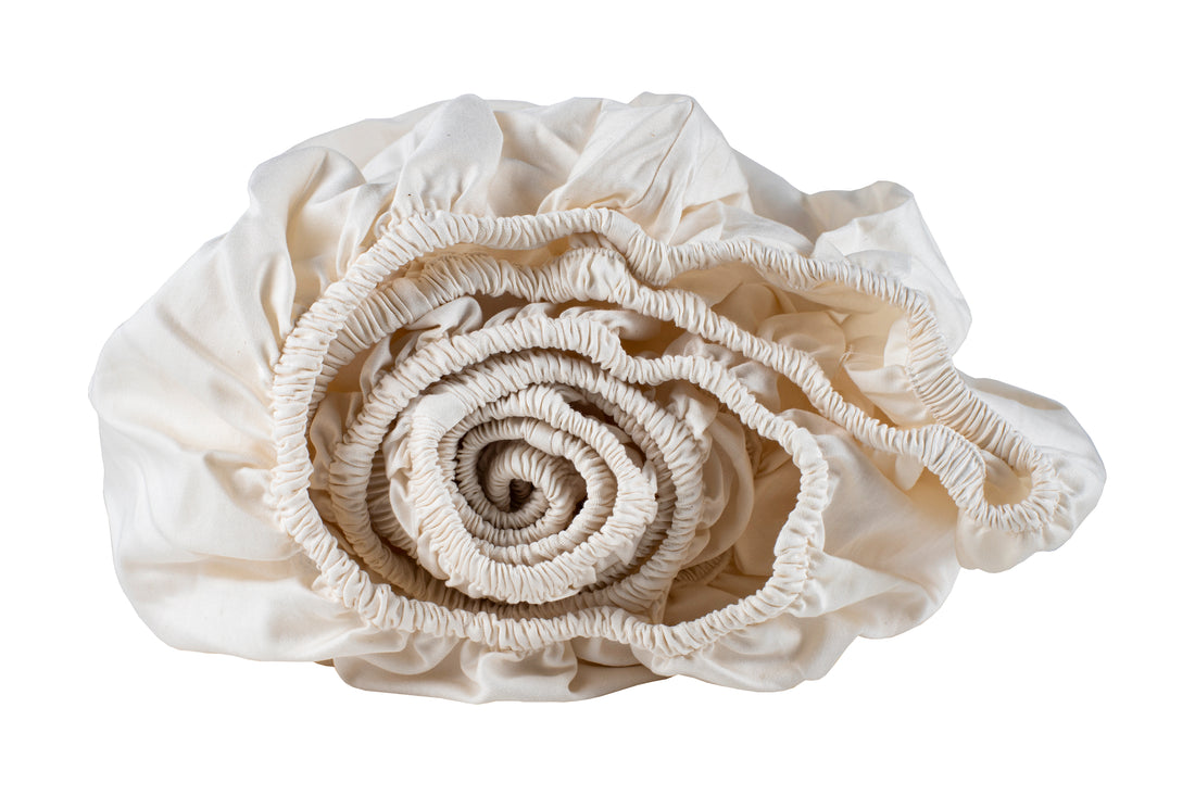 100% Organic Cotton (Single) Sateen Fitted Sheet