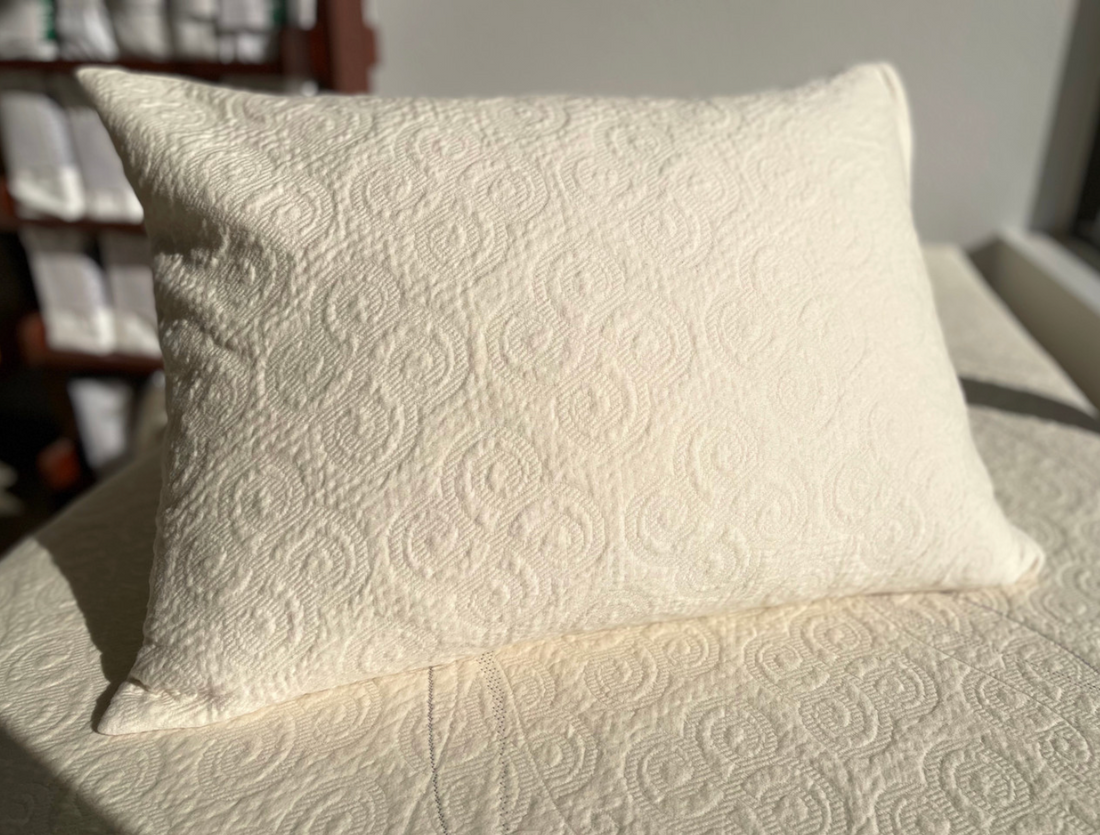 100% Organic Shredded Rubber Pillow -  Adjustable