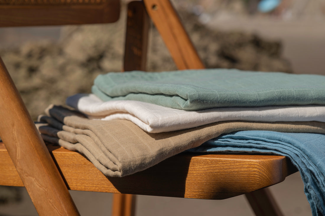 100% ORGANIC COTTON BABY SWADDLES